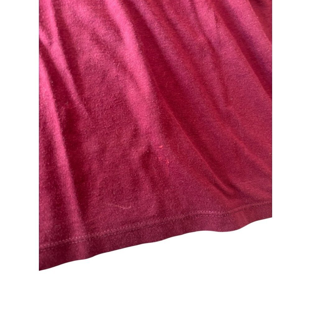 Women's Burgundy Marilyn Monroe Graphic T-shirt - Picture 7 of 7